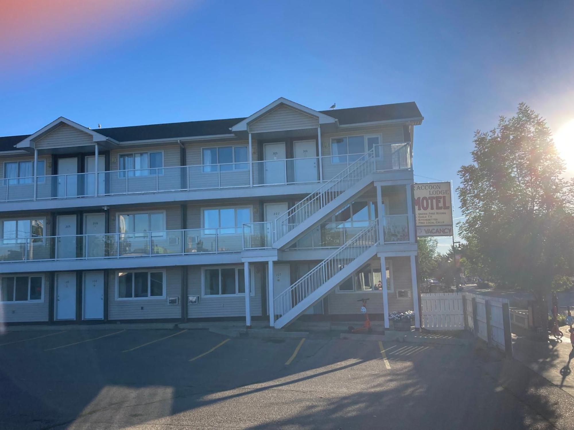Raccoon Lodge Motel Sylvan Lake Bagian luar foto